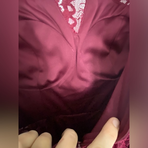 Kensie Women’s Maroon Cap Sleeve Knee Length Fit + Flare Dress Size 2 - Picture 8 of 11